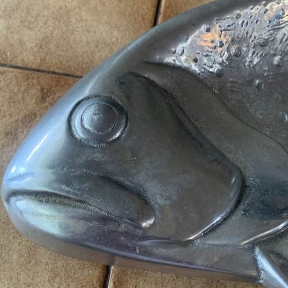 Wilton Armetale Bruce Fox Design Fish Platter - Picture 6 of 8